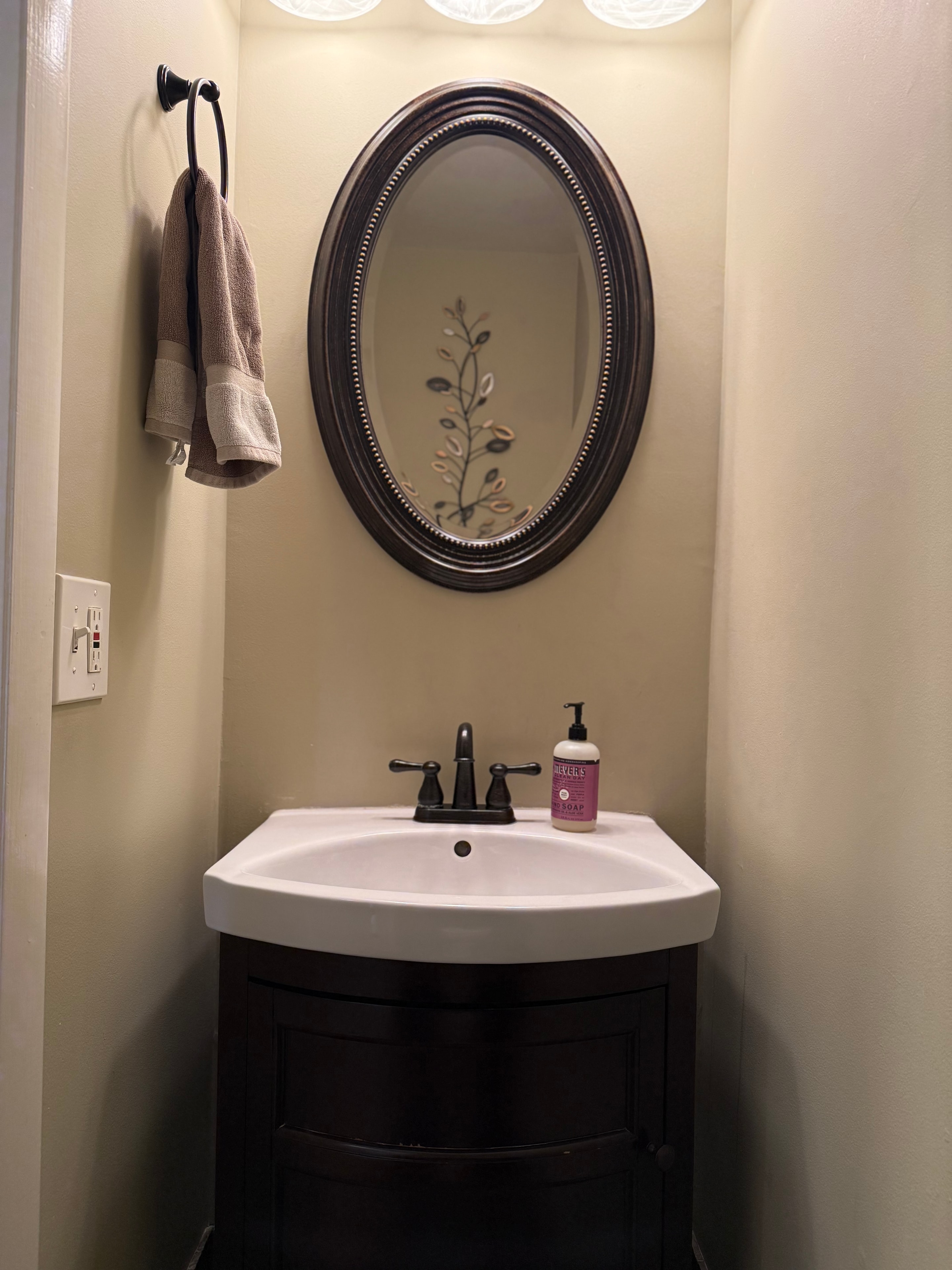 Clean powder room — YMK Home Sparkle