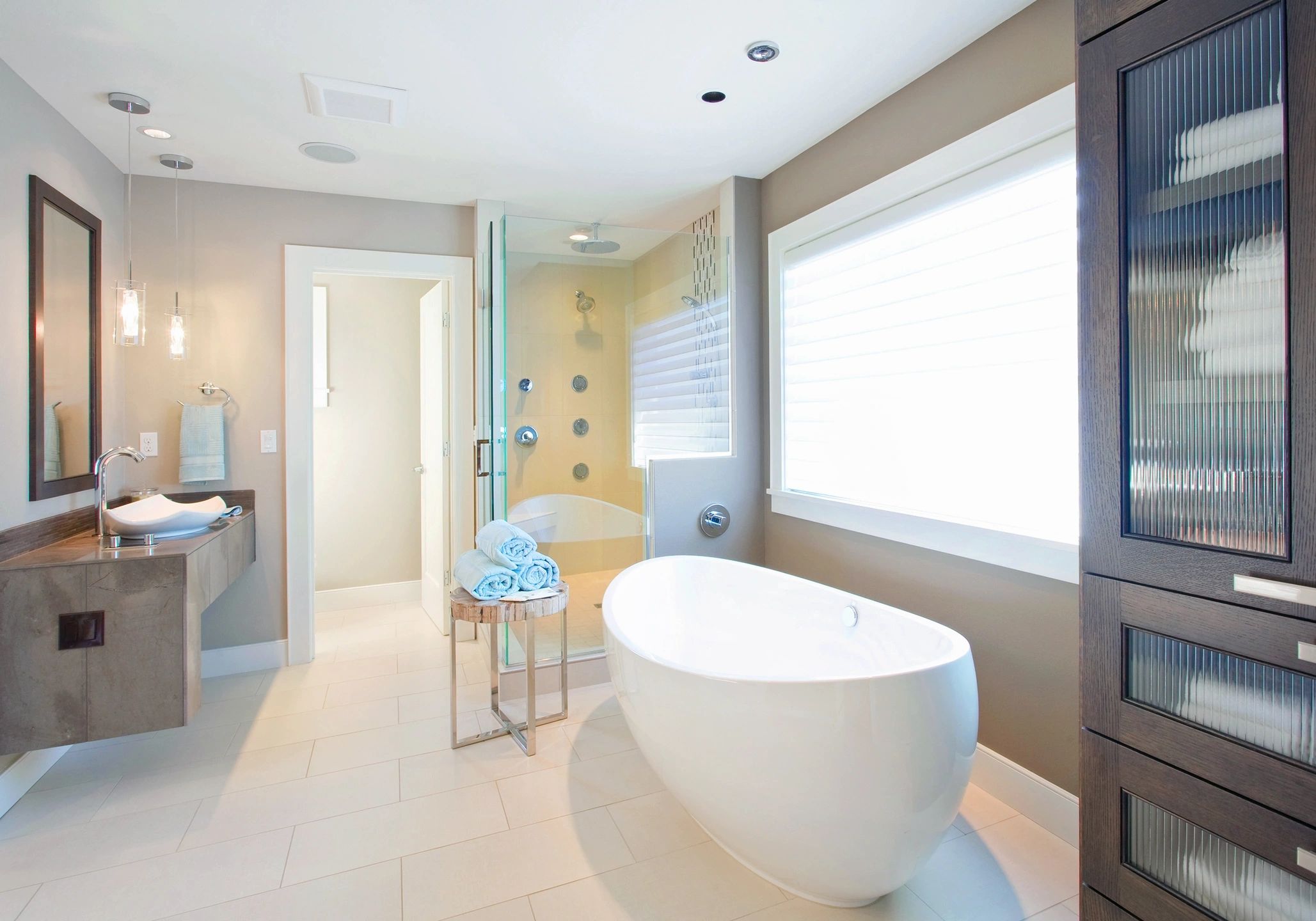 Professionally cleaned home interior
